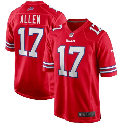 Josh Allen Buffalo Bills Nike Alternate Game Player Jersey – Red