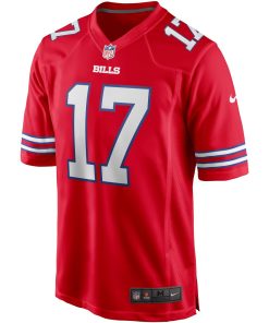 Alternative view of Josh Allen Buffalo Bills Nike Alternate Game Player Jersey – Red