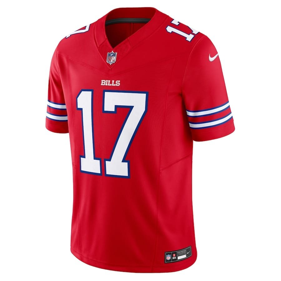 Josh Allen Buffalo Bills Nike Vapor F.U.S.E. Limited Jersey – Red - Image 2