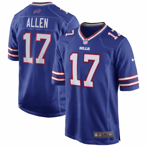 Josh Allen Buffalo Bills Nike Team Game Player Jersey – Royal