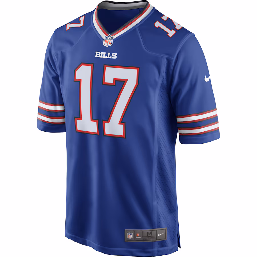Josh Allen Buffalo Bills Nike Team Game Player Jersey – Royal - Image 2