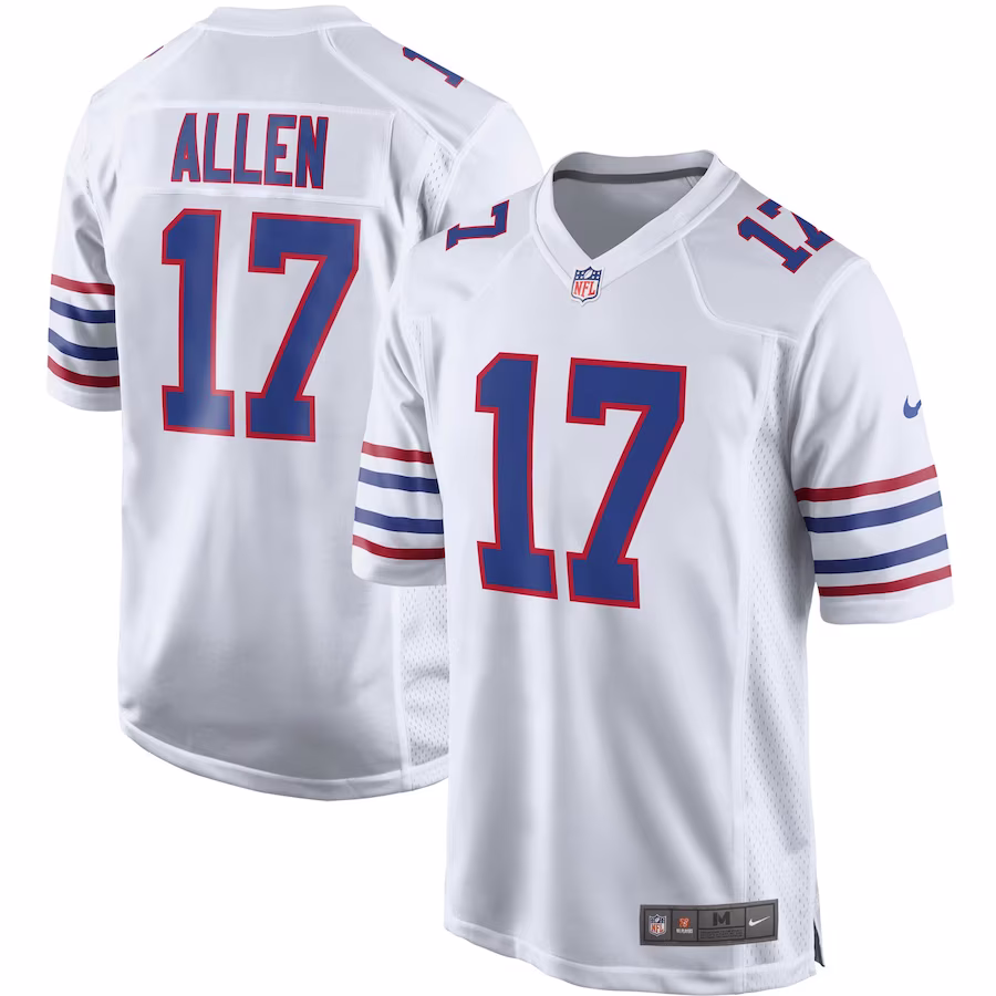 Josh Allen Buffalo Bills Nike Alternate Game Player Jersey – White