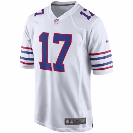 Josh Allen Buffalo Bills Nike Alternate Game Player Jersey – White - Image 2