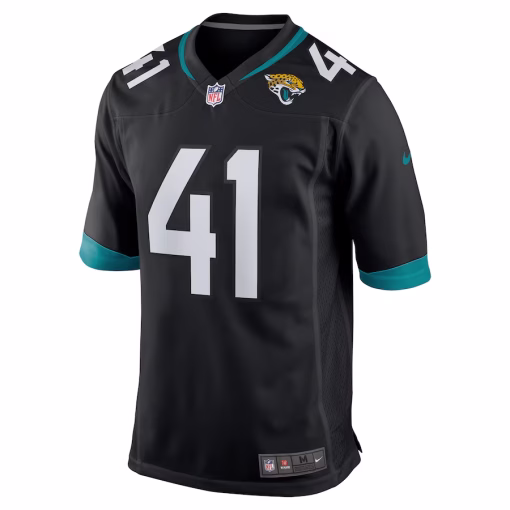 Josh Hines-Allen Jacksonville Jaguars Nike Alternate Player Game Jersey – Black - Image 2