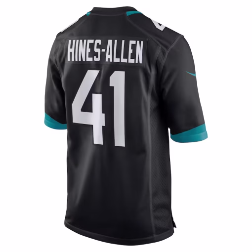Josh Hines-Allen Jacksonville Jaguars Nike Alternate Player Game Jersey – Black - Image 3