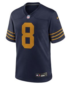 Alternative view of Josh Jacobs Green Bay Packers Nike The 1923 Classic Game Jersey – Navy