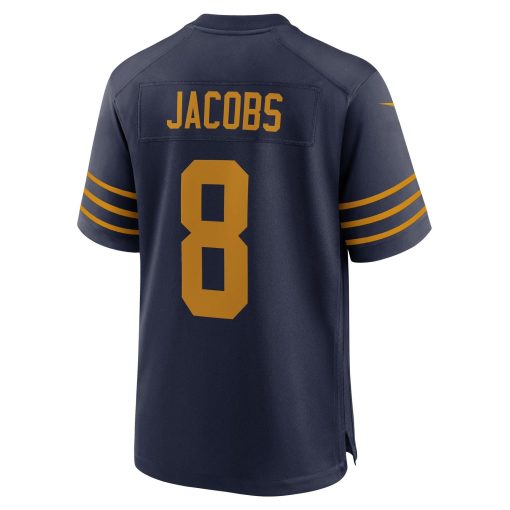 Josh Jacobs Green Bay Packers Nike The 1923 Classic Game Jersey – Navy - Image 3