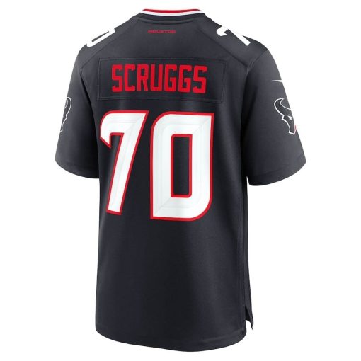 Juice Scruggs Houston Texans Nike Team Game Jersey – Navy - Image 3