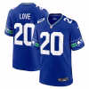 Julian Love Seattle Seahawks Nike Throwback Player Game Jersey – Royal
