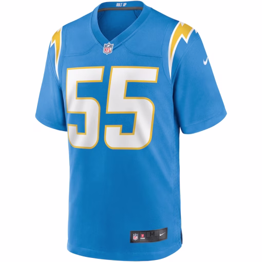 Junior Seau Los Angeles Chargers Nike Game Retired Player Jersey – Powder Blue - Image 2