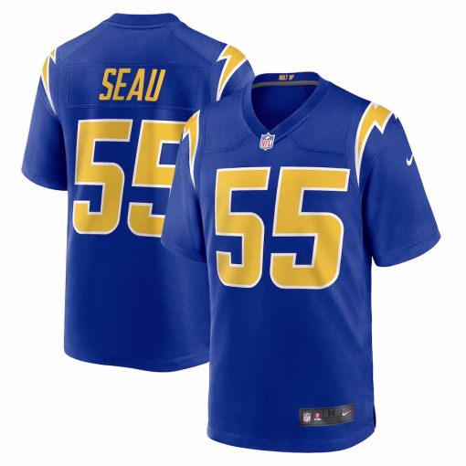 Junior Seau Los Angeles Chargers Nike Retired Player Alternate Game Jersey – Royal