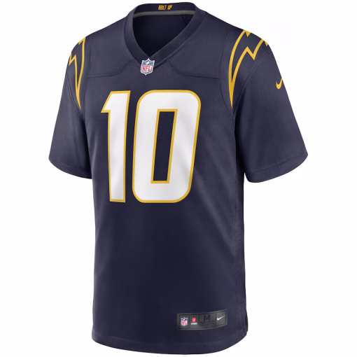Justin Herbert Los Angeles Chargers Nike Alternate Game Jersey – Navy - Image 2