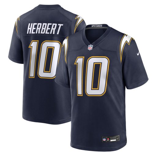 Justin Herbert Los Angeles Chargers Nike Alternate Super Chargers Game Player Jersey – Navy