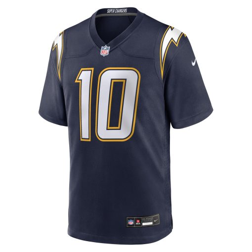 Justin Herbert Los Angeles Chargers Nike Alternate Super Chargers Game Player Jersey – Navy - Image 2