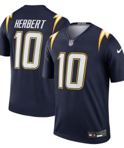 Justin Herbert Los Angeles Chargers Nike Alternate Super Chargers Legend Player Performance Top – Navy
