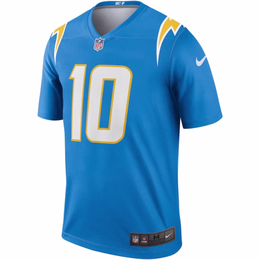 Justin Herbert Los Angeles Chargers Nike Team Legend Player Performance Top – Powder Blue - Image 2