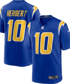 Justin Herbert Los Angeles Chargers Nike 2nd Alternate Game Jersey – Royal