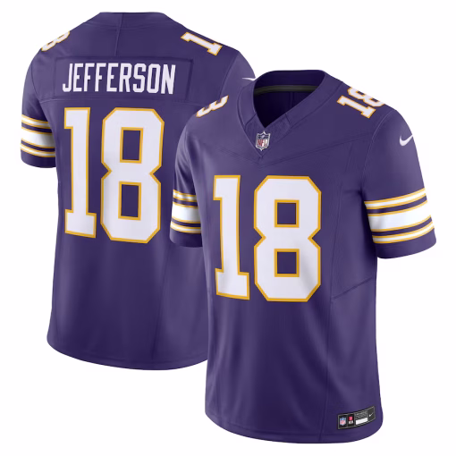 Justin Jefferson Minnesota Vikings Nike Vapor F.U.S.E. Limited Jersey – Purple