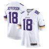 Justin Jefferson Minnesota Vikings Nike Game Player Jersey – White