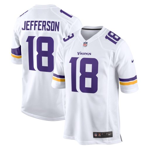 Justin Jefferson Minnesota Vikings Nike Game Player Jersey – White