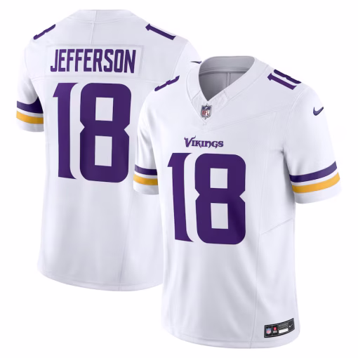 Justin Jefferson Minnesota Vikings Nike Vapor F.U.S.E. Limited Jersey – White