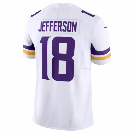 Justin Jefferson Minnesota Vikings Nike Vapor F.U.S.E. Limited Jersey – White - Image 3