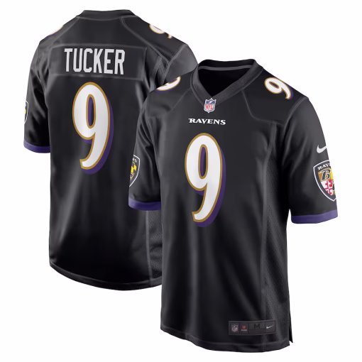 Justin Tucker Baltimore Ravens Nike Player Game Jersey – Black