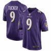 Justin Tucker Baltimore Ravens Nike Game Jersey – Purple