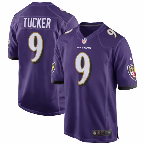 Justin Tucker Baltimore Ravens Nike Game Jersey – Purple