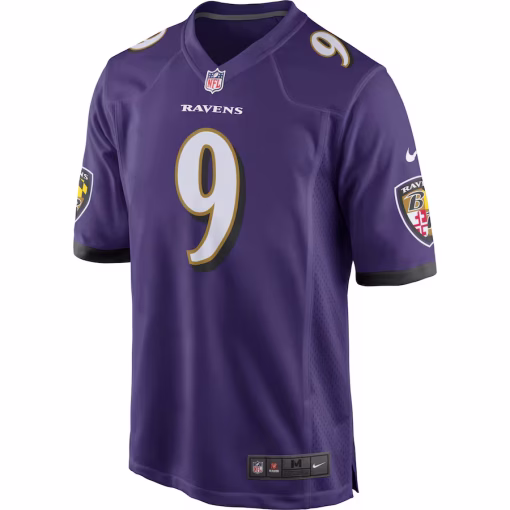 Justin Tucker Baltimore Ravens Nike Game Jersey – Purple - Image 2