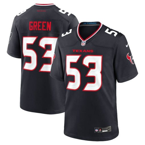 Kendrick Green Houston Texans Nike Team Game Jersey – Navy