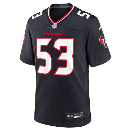 Kendrick Green Houston Texans Nike Team Game Jersey – Navy - Image 2
