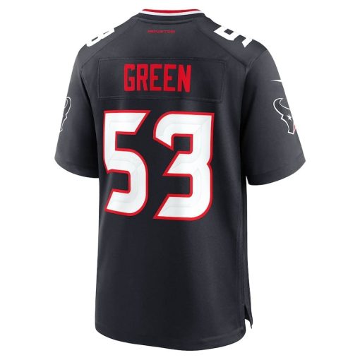 Kendrick Green Houston Texans Nike Team Game Jersey – Navy - Image 3