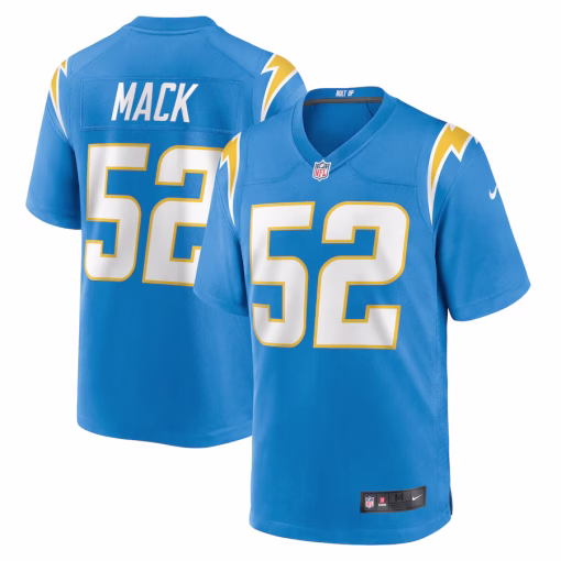 Khalil Mack Los Angeles Chargers Nike Game Jersey – Powder Blue