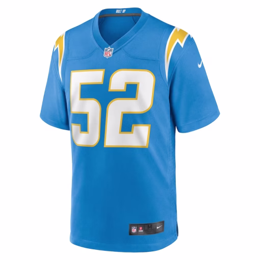 Khalil Mack Los Angeles Chargers Nike Game Jersey – Powder Blue - Image 2