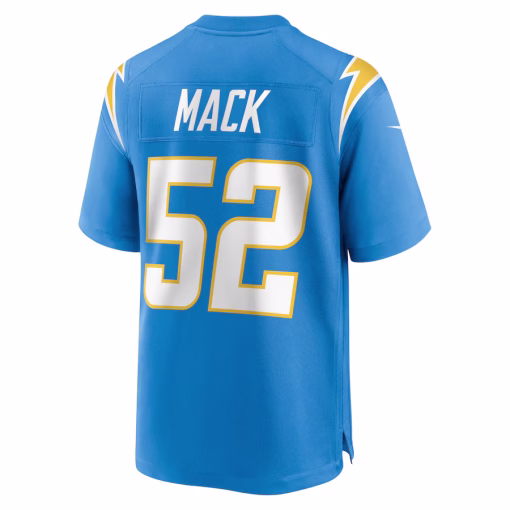 Khalil Mack Los Angeles Chargers Nike Game Jersey – Powder Blue - Image 3