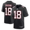 Kirk Cousins Atlanta Falcons Nike Alternate Game Player Jersey – Black