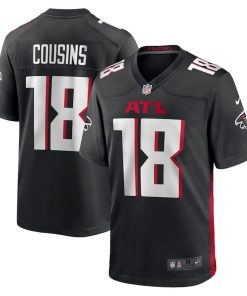 Kirk Cousins Atlanta Falcons Nike Game Player Jersey – Black