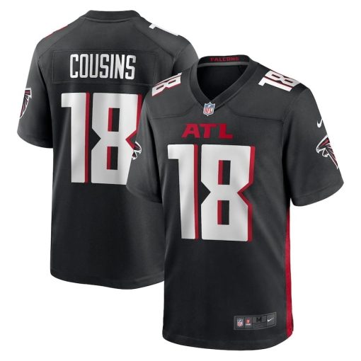 Kirk Cousins Atlanta Falcons Nike Game Player Jersey – Black
