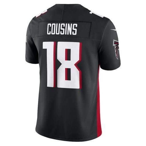 Kirk Cousins Atlanta Falcons Nike Vapor F.U.S.E. Limited Jersey – Black - Image 3