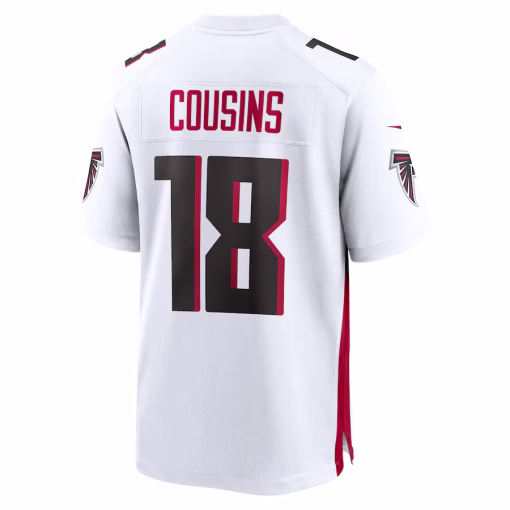 Kirk Cousins Atlanta Falcons Nike Game Player Jersey – White - Image 3