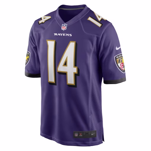 Kyle Hamilton Baltimore Ravens Nike Player Game Jersey – Purple - Image 2