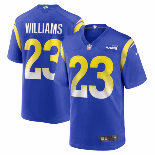 Kyren Williams Los Angeles Rams Nike Game Player Jersey – Royal