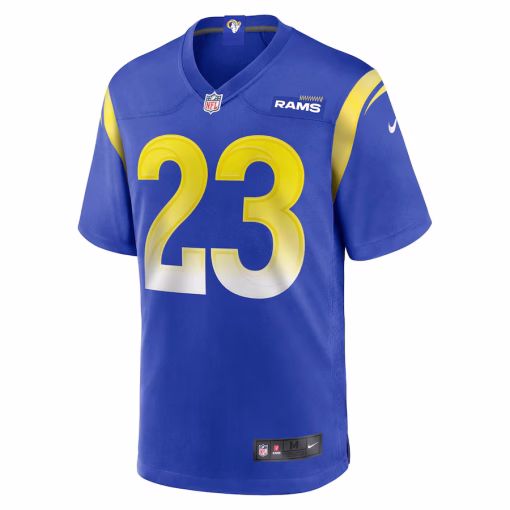Kyren Williams Los Angeles Rams Nike Game Player Jersey – Royal - Image 2