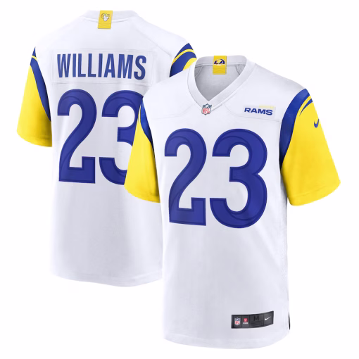 Kyren Williams Los Angeles Rams Nike Game Jersey – White