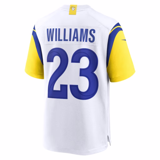 Kyren Williams Los Angeles Rams Nike Game Jersey – White - Image 3