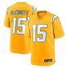 Ladd McConkey Los Angeles Chargers Nike Alternate Charger Power Game Player Jersey – Gold