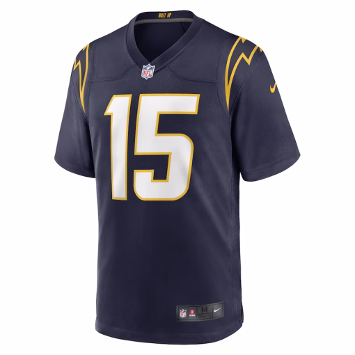 Ladd McConkey Los Angeles Chargers Nike Alternate Game Jersey – Navy - Image 2