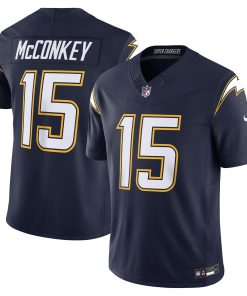 Ladd McConkey Los Angeles Chargers Nike Alternate Super Chargers Vapor F.U.S.E. Limited Jersey – Navy