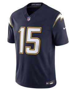Alternative view of Ladd McConkey Los Angeles Chargers Nike Alternate Super Chargers Vapor F.U.S.E. Limited Jersey – Navy